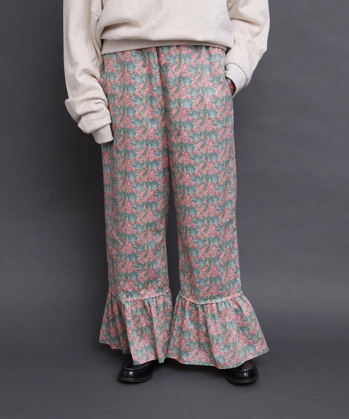 I am I in fact...（アイアムアイインファクト）の「Liberty frill パンツ（その他パンツ・レディース・グリーン/オレンジ・FREE）」の22枚目の写真