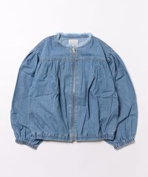 Ocean&Ground（オーシャン&グラウンド）の「ノーカラーフリルデニムJKT（デニムジャケット）」