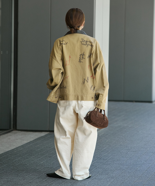 JOURNAL STANDARD(ジャーナルスタンダード)の「《追加2》Corduroy Barrel イージーパンツ(その他パンツ・レディース・アイボリー/ブラウン・36/38)」の14枚目の写真