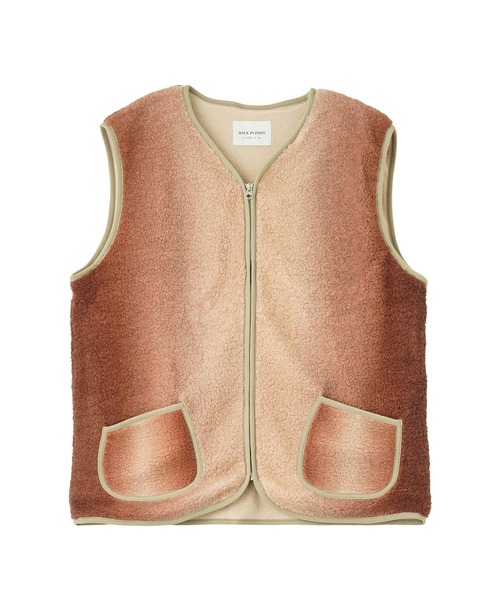 styles(スタイルス)の「WALK IN PARIS Brown shepherd vest 24FW SHAPED VEST(ベスト・メンズ・ブラウン・M/L)」の1枚目の写真