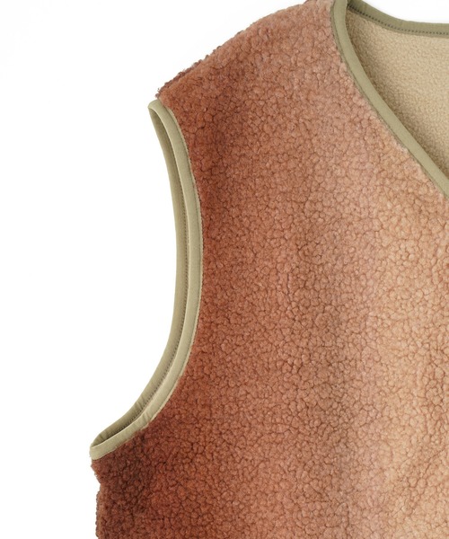 styles(スタイルス)の「WALK IN PARIS Brown shepherd vest 24FW SHAPED VEST(ベスト・メンズ・ブラウン・M/L)」の4枚目の写真