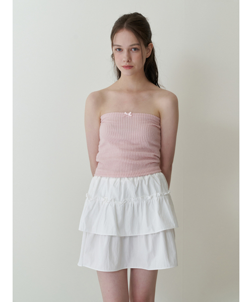KINDABABY(カインダベイビー)の「french cancan skirt - white(スカート・レディース・ホワイト・FREE)」の2枚目の写真