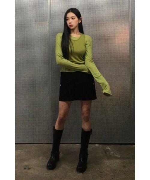 LARTIGENT(ラーティゼン)の「L2 LAYERED T-SHIRT(LIGHT GREEN)(Tシャツ/カットソー・レディース・その他・FREE)」の6枚目の写真