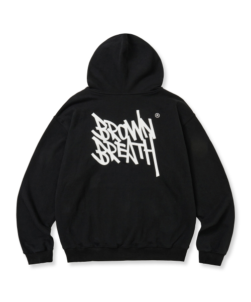BROWNBREATH（ブラウンブレス）の「[25FALL] TAG HOOD ZIP UP - BLACK（パーカー・メンズ・その他・2XL/XL/S/M/L）」の10枚目の写真