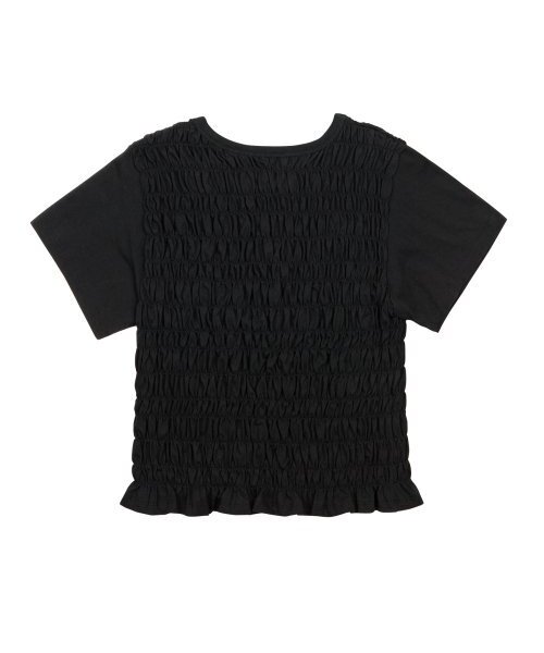 SSEMI(セミ)の「フェミニンスモーキングTシャツ-ブラック(Tシャツ/カットソー・レディース・その他・ONE SIZE)」の2枚目の写真
