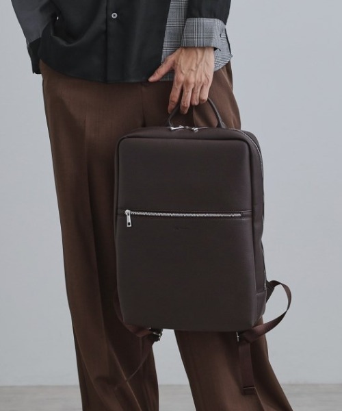 tk.TAKEO KIKUCHI（ティーケータケオキクチ）の「フレキシブルバックパック（バックパック/リュック・メンズ・ブラウン系その他/ブラック/ネイビー・00）」の2枚目の写真