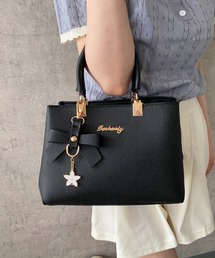 Mejoul（メジュール）の「【2026春夏新作】【ポーチ付】ショルダーベルトPUレザー2wayハンドバッグ（ハンドバッグ）」