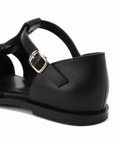 SLOBE IENA（スローブイエナ）の「SLOBE フラットグルカサンダル（サンダル・レディース・ブラック・23cm/23.5cm/24cm/24.5cm）」の10枚目の写真