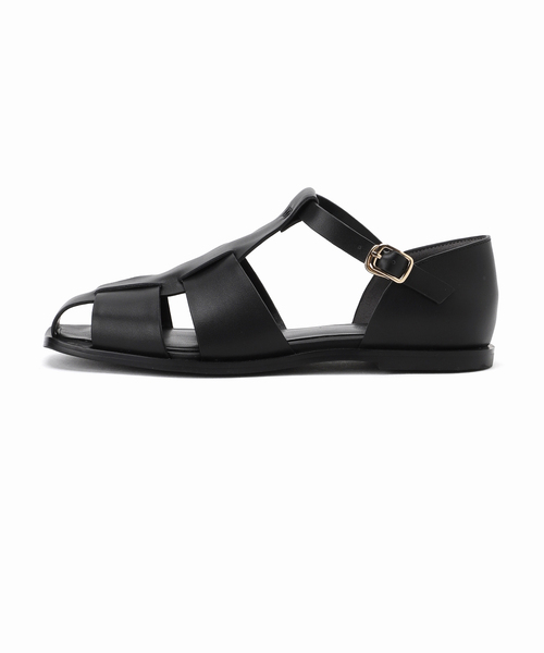 SLOBE IENA（スローブイエナ）の「SLOBE フラットグルカサンダル（サンダル・レディース・ブラック・23cm/23.5cm/24cm/24.5cm）」の22枚目の写真