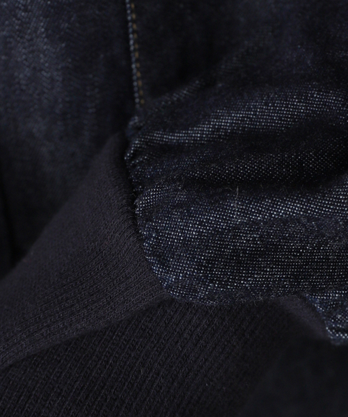 La TOTALITE（ラトータリテ）の「【洗える】Munich/ミューニック スラブデニムシャツ（シャツ/ブラウス・レディース・ネイビー/ライトグレー・FREE）」の14枚目の写真