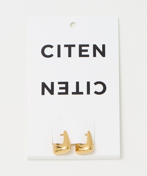 CITEN(シテン)の「<CITEN>ステンレススクエアボリュームピアス(ピアス(両耳用)・レディース・シルバー/ゴールド・FREE)」の12枚目の写真