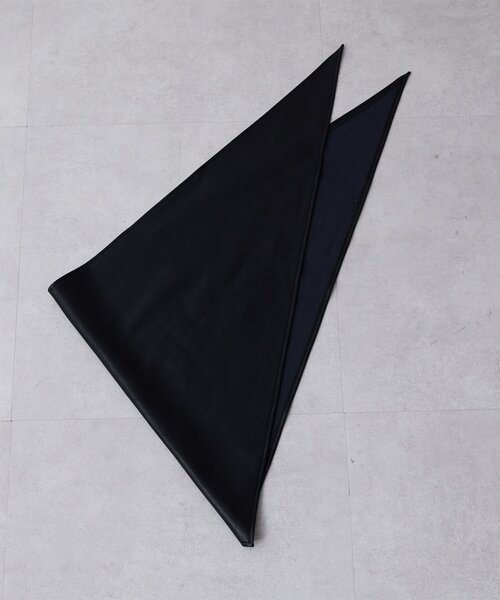 THE PAUSE（ザ ポーズ）の「【THE PAUSE】フェイクレザースカーフ（バンダナ/スカーフ・レディース・ブラック/ブラウン・FREE）」の5枚目の写真