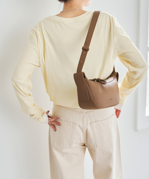 Spick & Span（スピックアンドスパン）の「接触冷感 / ドライタッチライトロンTEE（Tシャツ/カットソー・レディース・チャコールグレー/イエロー/ホワイト・FREE）」の15枚目の写真