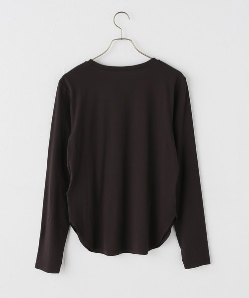 Spick & Span（スピックアンドスパン）の「接触冷感 / ドライタッチライトロンTEE（Tシャツ/カットソー・レディース・チャコールグレー/イエロー/ホワイト・FREE）」の18枚目の写真