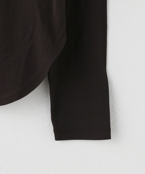 Spick & Span（スピックアンドスパン）の「接触冷感 / ドライタッチライトロンTEE（Tシャツ/カットソー・レディース・チャコールグレー/イエロー/ホワイト・FREE）」の19枚目の写真