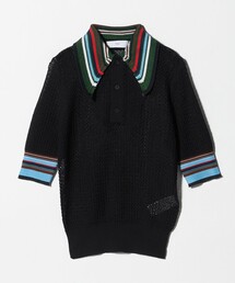 TOGA PULLA | <TOGA PULLA>レース ポロニット(ニット/セーター)