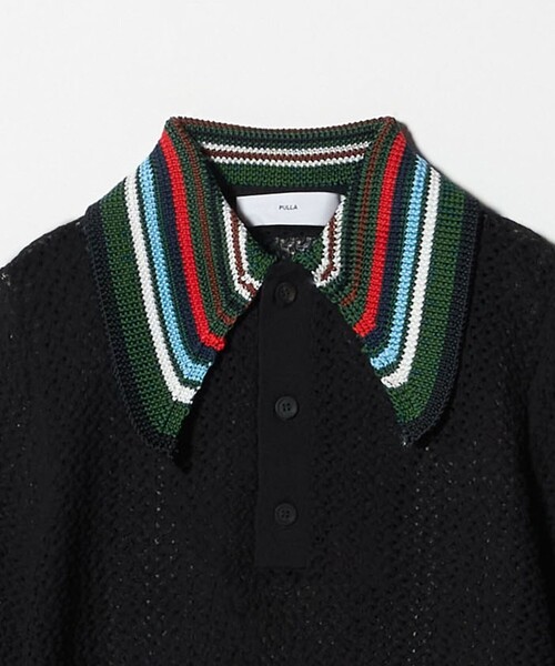 TOGA PULLA（トーガ　プルラ）の「＜TOGA PULLA＞レース ポロニット（ニット/セーター・レディース・ベージュ/ブラック・36）」の13枚目の写真