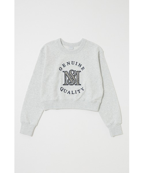 MOUSSY(マウジー)の「【26年SS新作】MOUSSY MONOGRAM LOGO スウェット(スウェット・レディース・ネイビー/レッド/アイボリー/杢グレー・FREE)」の3枚目の写真
