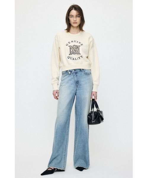 MOUSSY(マウジー)の「【26年SS新作】MOUSSY MONOGRAM LOGO スウェット(スウェット・レディース・ネイビー/レッド/アイボリー/杢グレー・FREE)」の6枚目の写真
