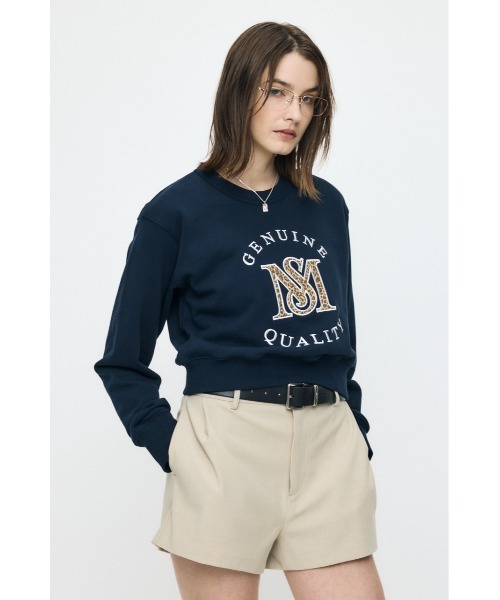 MOUSSY(マウジー)の「【26年SS新作】MOUSSY MONOGRAM LOGO スウェット(スウェット・レディース・ネイビー/レッド/アイボリー/杢グレー・FREE)」の15枚目の写真