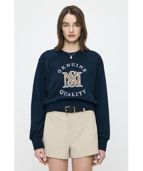 MOUSSY(マウジー)の「【26年SS新作】MOUSSY MONOGRAM LOGO スウェット(スウェット・レディース・ネイビー/レッド/アイボリー/杢グレー・FREE)」の16枚目の写真