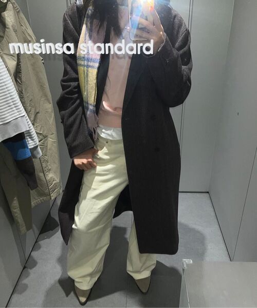 MUSINSA STANDARD WOMAN（ムシンサスタンダードウーマン）の「ウィメンズエッセンシャルラウンドネックニット[ブラック]（ニット/セーター・レディース・その他・LARGE/MEDIUM/SMALL/X-SMALL）」の6枚目の写真