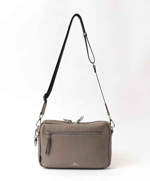 waku（ワク）の「【waku】レザーショルダーバッグ（WK-0109）（ショルダーバッグ・メンズ・グレイッシュベージュ/ブラック・FREE）」の11枚目の写真