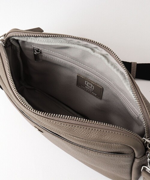 waku（ワク）の「【waku】レザーショルダーバッグ（WK-0109）（ショルダーバッグ・メンズ・グレイッシュベージュ/ブラック・FREE）」の18枚目の写真