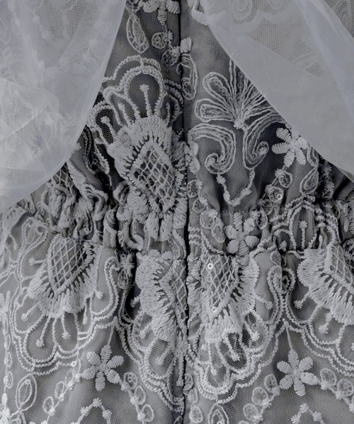 darial（ダリアル）の「【darial】offsholder lace dress / オフショルダーレースドレス（ドレス・レディース・ブラック/ブルー/ベージュ・S/M）」の17枚目の写真