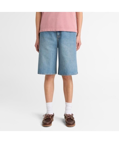 Timberland（ティンバーランド）の「デニム ショーツ レディース（デニムパンツ・レディース・ブルー系その他・25inch/27inch/29inch）」の2枚目の写真