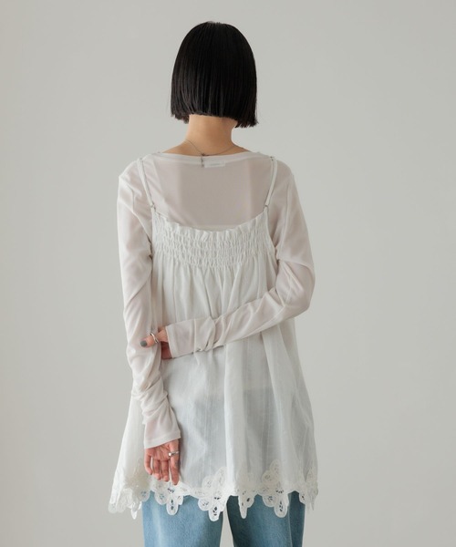 LOWRYS FARM（ローリーズファーム）の「２ＷＡＹバテンレースミニワンピース 645423（ワンピース・レディース・アイボリー/ブラック・FREE）」の22枚目の写真