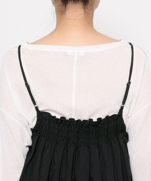 LOWRYS FARM（ローリーズファーム）の「２ＷＡＹバテンレースミニワンピース 645423（ワンピース・レディース・アイボリー/ブラック・FREE）」の10枚目の写真
