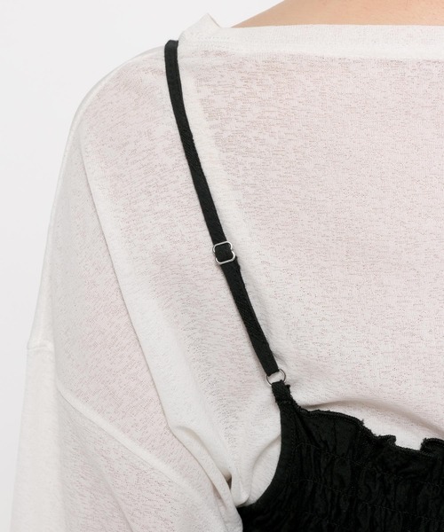 LOWRYS FARM（ローリーズファーム）の「２ＷＡＹバテンレースミニワンピース 645423（ワンピース・レディース・アイボリー/ブラック・FREE）」の11枚目の写真