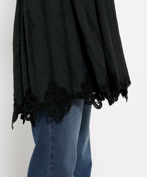 LOWRYS FARM（ローリーズファーム）の「２ＷＡＹバテンレースミニワンピース 645423（ワンピース・レディース・アイボリー/ブラック・FREE）」の13枚目の写真