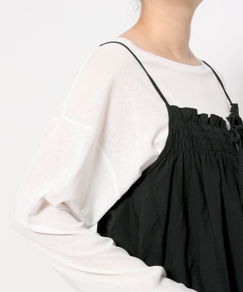 LOWRYS FARM（ローリーズファーム）の「２ＷＡＹバテンレースミニワンピース 645423（ワンピース・レディース・アイボリー/ブラック・FREE）」の14枚目の写真
