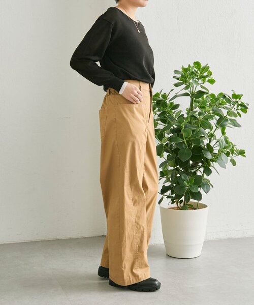 ear PAPILLONNER(イアパピヨネ)の「切替パンツ【SUM1 STYLE】(その他パンツ・レディース・キャメル・FREE)」の21枚目の写真