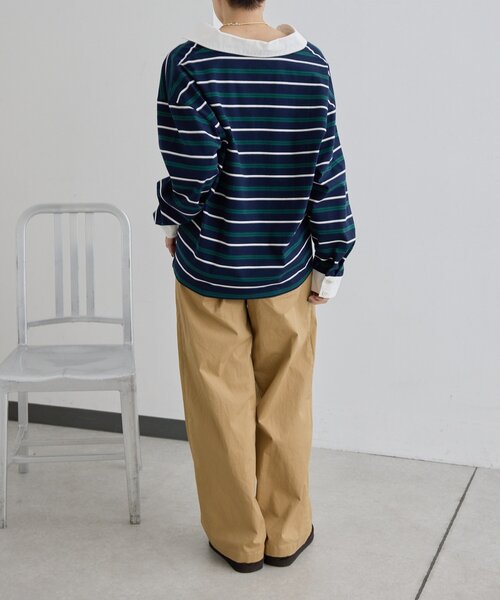 ear PAPILLONNER(イアパピヨネ)の「切替パンツ【SUM1 STYLE】(その他パンツ・レディース・キャメル・FREE)」の2枚目の写真