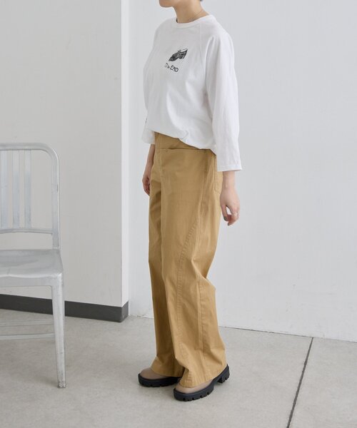 ear PAPILLONNER(イアパピヨネ)の「切替パンツ【SUM1 STYLE】(その他パンツ・レディース・キャメル・FREE)」の4枚目の写真