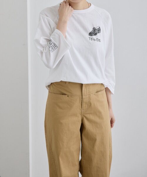 ear PAPILLONNER(イアパピヨネ)の「切替パンツ【SUM1 STYLE】(その他パンツ・レディース・キャメル・FREE)」の5枚目の写真