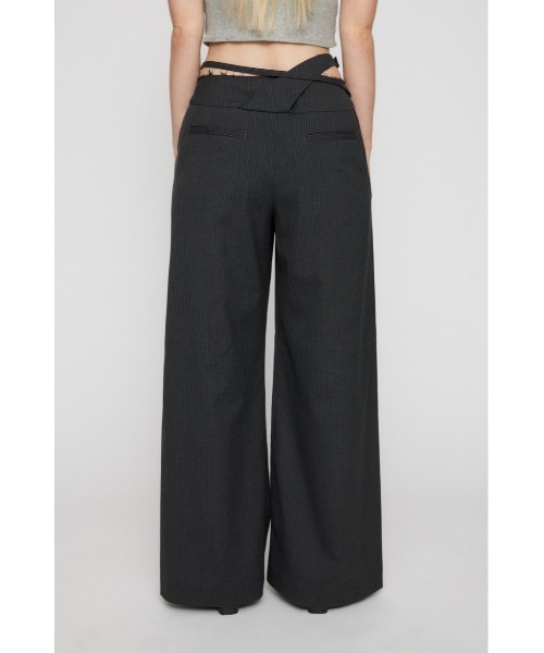 LAGUA GEM（ラグアジェム）の「WAIST DESIGN STRIPE パンツ（スラックス・レディース・ネイビー/グレー・X-SMALL/SMALL/MEDIUM）」の19枚目の写真