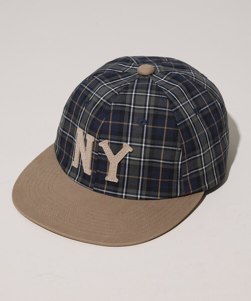 Cooperstown Ball Cap（クーパーズタウンボールキャップ）の「C.B.C by COOPERSTOWN BALL CAP × FREAK'S STORE/クーパーズタウン ボールキャップ × フリークスストア 別注 フェルト ロゴ ツイルキャップ（キャップ・メンズ・ベージュ/ネイビー/ブラック/その他/ダークネイビー・ONE SIZE）」の9枚目の写真