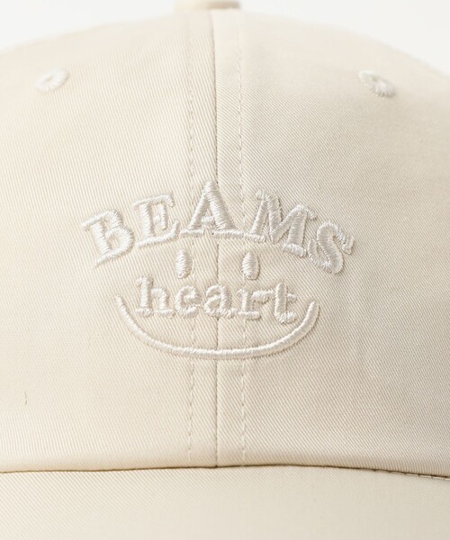 BEAMS HEART（ビームスハート）の「スマイル ロゴ キャップ 26SS（キャップ・レディース・ベージュ/ホワイト系その他5/ブラック/ワイン・ONE SIZE）」の9枚目の写真