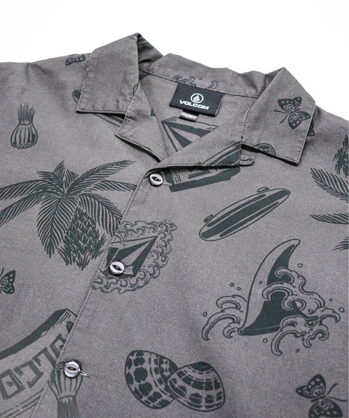VOLCOM（ボルコム）の「VOLCOM/ボルコム メンズ 半袖シャツ VSH261001（シャツ/ブラウス・メンズ・ブルー/スミクロ・L/M）」の13枚目の写真