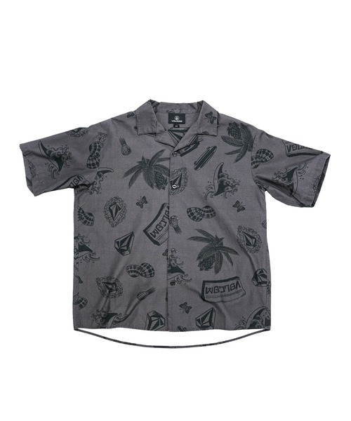 VOLCOM（ボルコム）の「VOLCOM/ボルコム メンズ 半袖シャツ VSH261001（シャツ/ブラウス・メンズ・ブルー/スミクロ・L/M）」の8枚目の写真
