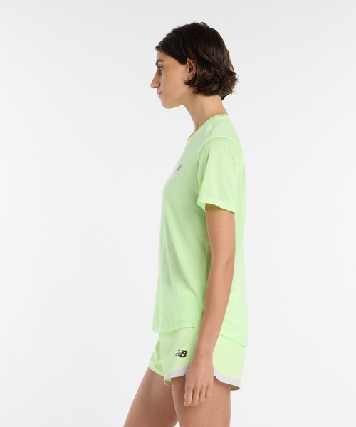 NEW BALANCE(ニューバランス)の「Athletics ショートスリーブTシャツ(Tシャツ/カットソー・レディース・ライム/ライトパープル・X-LARGE/LARGE/MEDIUM/SMALL)」の10枚目の写真