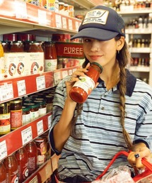 TalkMart（トークマート）の「TalkMart   POLY-KNIT TRUCKER CAP_NAVY / トークマート（キャップ）」