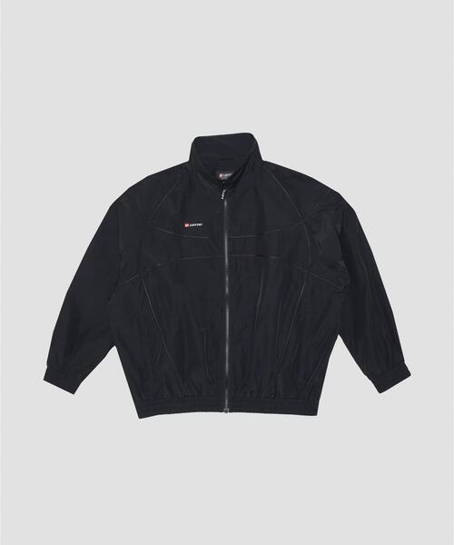 LOTTO（ロット）の「LOTTO　LINE NYLON BLOUSON（ブルゾン・メンズ・グレー/ブラック/グリーン・MEDIUM/LARGE/X-LARGE/XX-LARGE）」の2枚目の写真