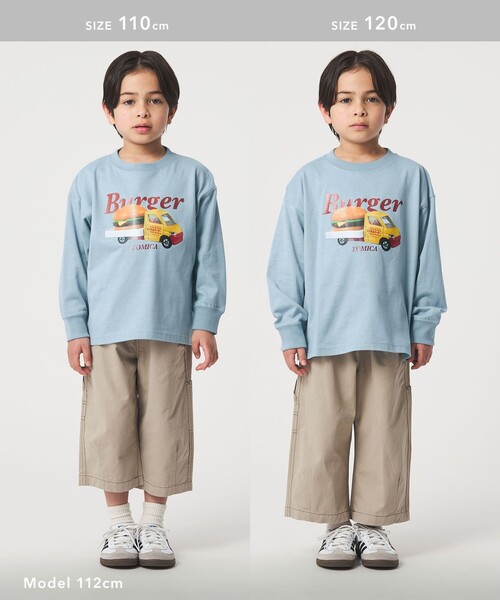 green label relaxing(グリーンレーベルリラクシング)の「【別注】<TOMICA>長袖 Tシャツ / キッズ 100cm-120cm(Tシャツ/カットソー・キッズ・グレー系/ライトブルー/ライトグレー・120cm/110cm/100cm)」の6枚目の写真