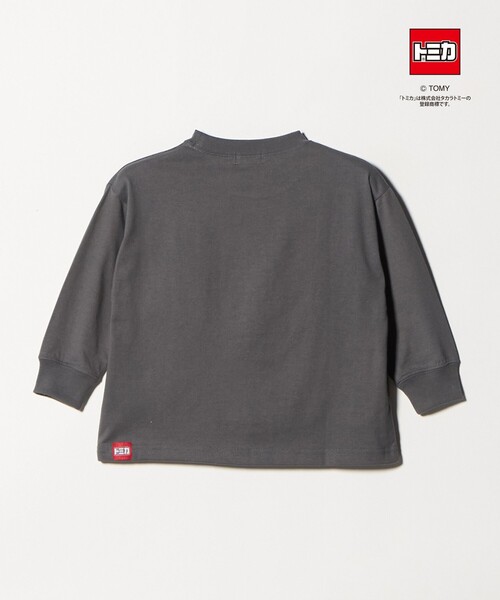 green label relaxing(グリーンレーベルリラクシング)の「【別注】<TOMICA>長袖 Tシャツ / キッズ 100cm-120cm(Tシャツ/カットソー・キッズ・グレー系/ライトブルー/ライトグレー・120cm/110cm/100cm)」の9枚目の写真