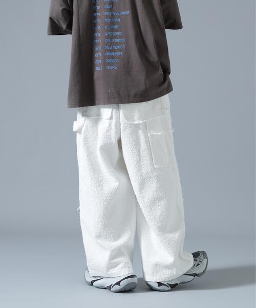 DANKE SCHON(ダンケシェーン)の「DankeSchon/ダンケシェーン/NEEDLEPUNCH DENIM W-KNEE PANTS(デニムパンツ・レディース・ブラック/ブルー/ホワイト・M/S/L)」の14枚目の写真